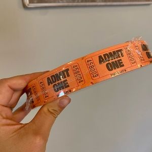 Admit One Roll Tickets - Orange (2000)